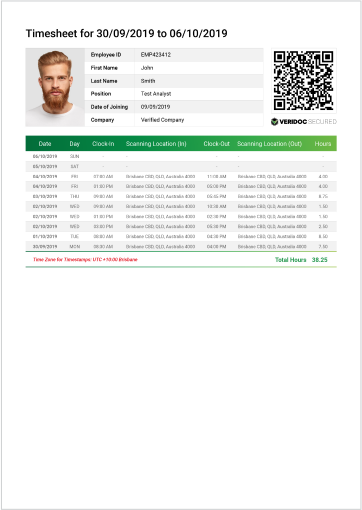 Timesheet Weekly